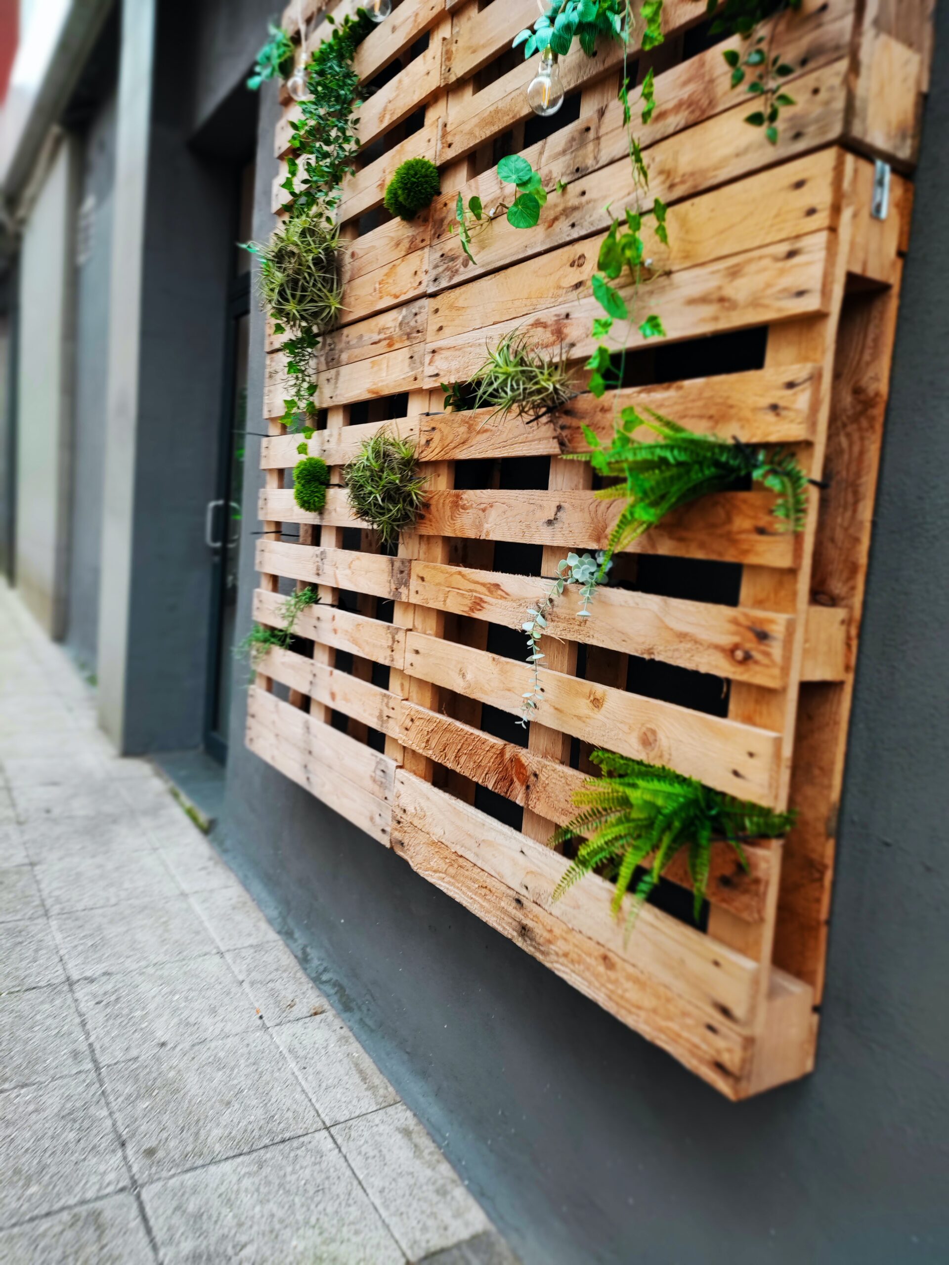Recycled Wood Pallets with Garden- Mn Pallets Now